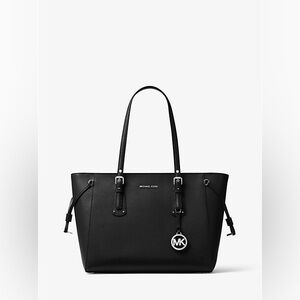 NWT Michael Kors Voyager medium crossgrain leather tote bag